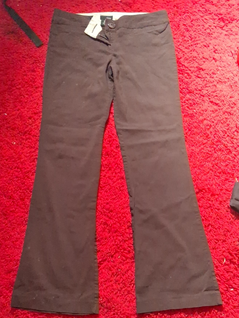 ZINC Dark Brown Flared Pants